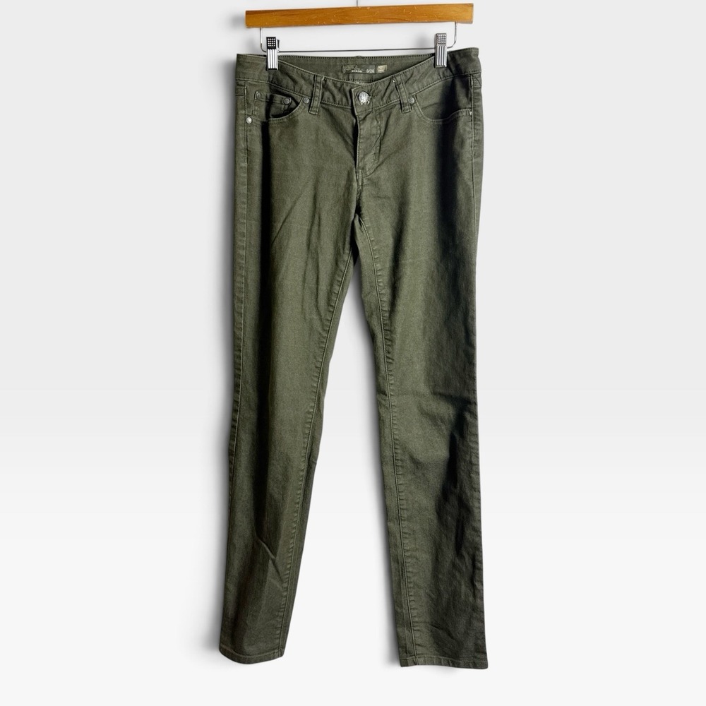 Prana Women 6/28 Green Slim Fit Pants Jeans Outdoor Gorpcore Cabincore Hipster